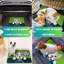 Tapis vert pour chien French Bulldog - 23,5 x 15,5 po (60 x 39 cm)