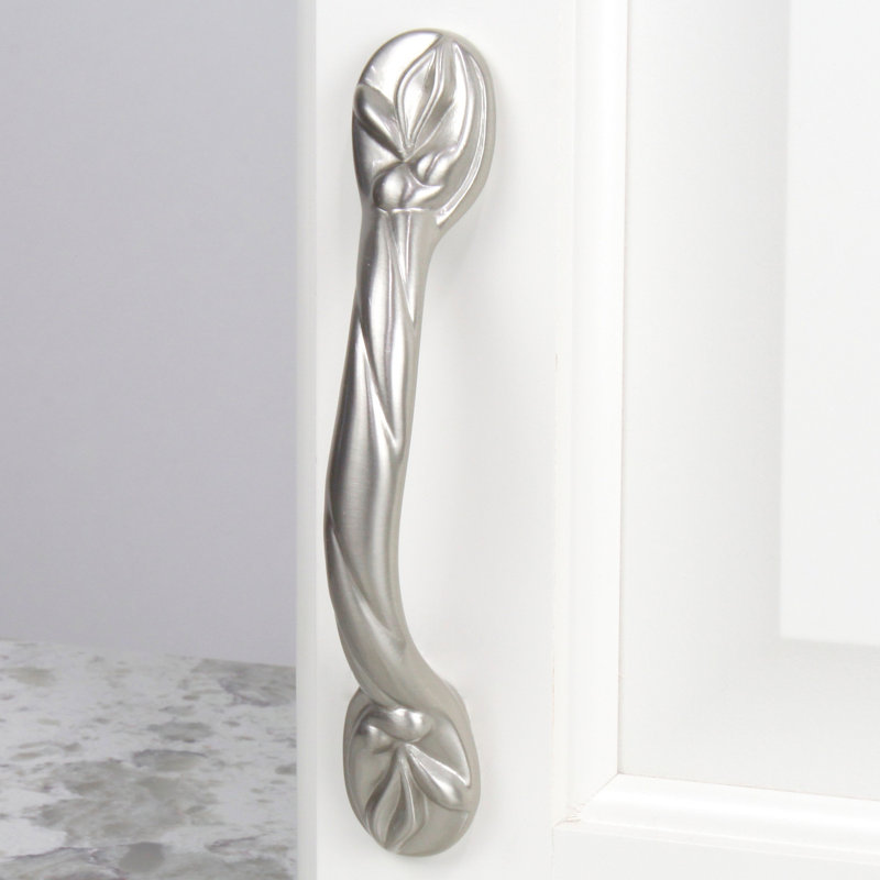 Poignée arche 3 po Tuscana, Nickel satiné mat