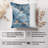 Abstract Blue Geode Crystals Marble IX Modern-99601732