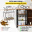 Armoire pour bouteilles de vin et porte-bouteilles Dasmon