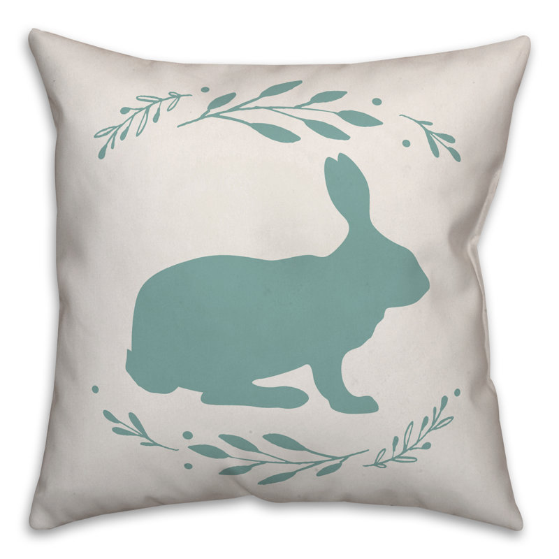  Coussin Bunny, Polyester / Bourre en polyester, 18 po x 18 po