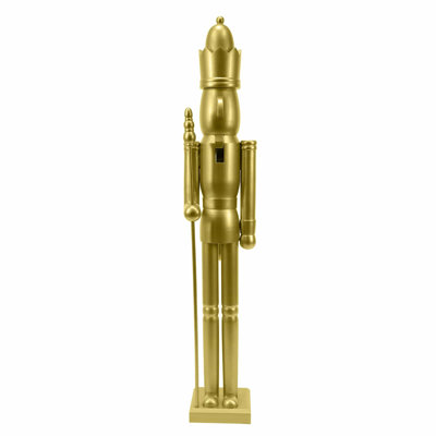 Hand Finished Wood Nutcracker Soldier Statue 