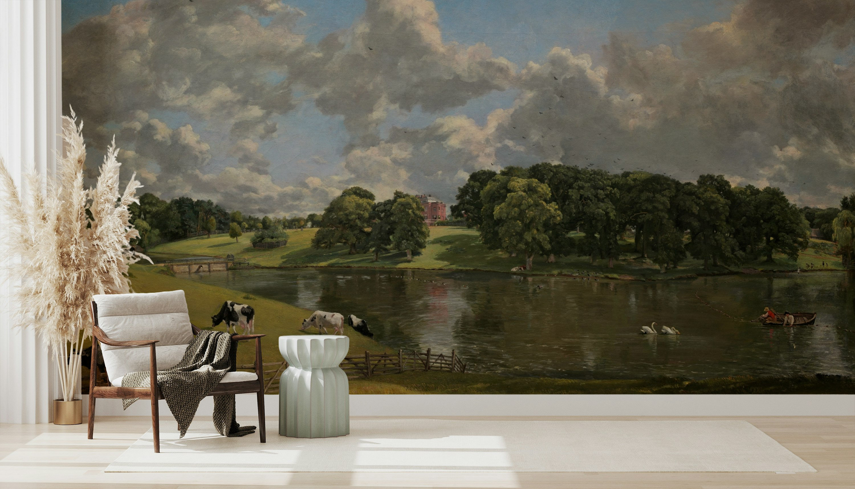 Red Barrel Studio® Parkland Landscape Wallpaper Pastoral Countryside ...