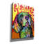 «Beagle Love» par Dean Russo, estampe numérique sur toile