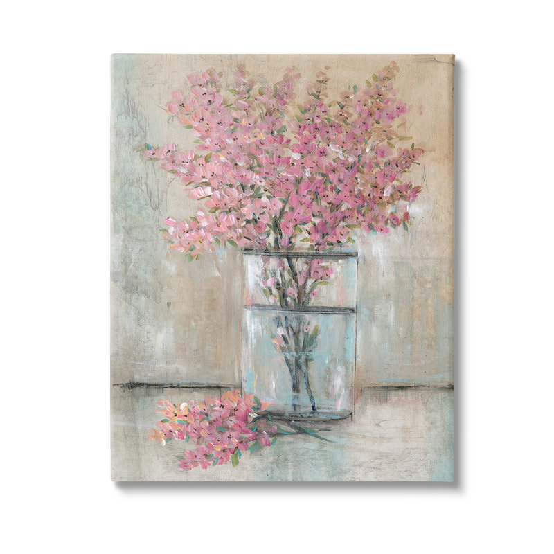 «Cherry Blossom Twigs Wrarap Canvas» par Tim Ottoole sur, H 40 po x l 30 po
