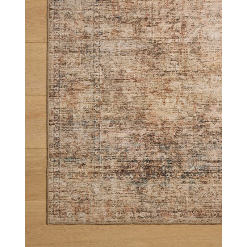 Tapis lavable à la machine Argon / gris anthracite Aaronley, Tapis de couloir 2 pi 6 po x 10 pi