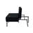 63"modern living room futon sofabed, polyester fabric, quick conversion-741397817