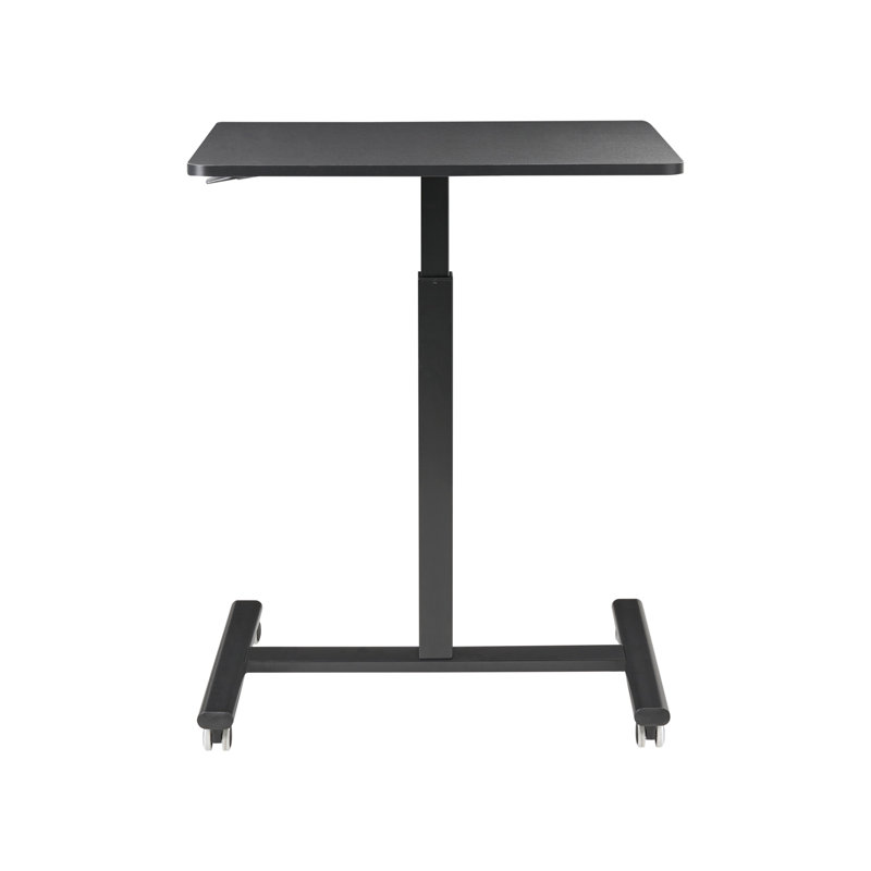 Adjustable Metal Base Standing Desk, Black