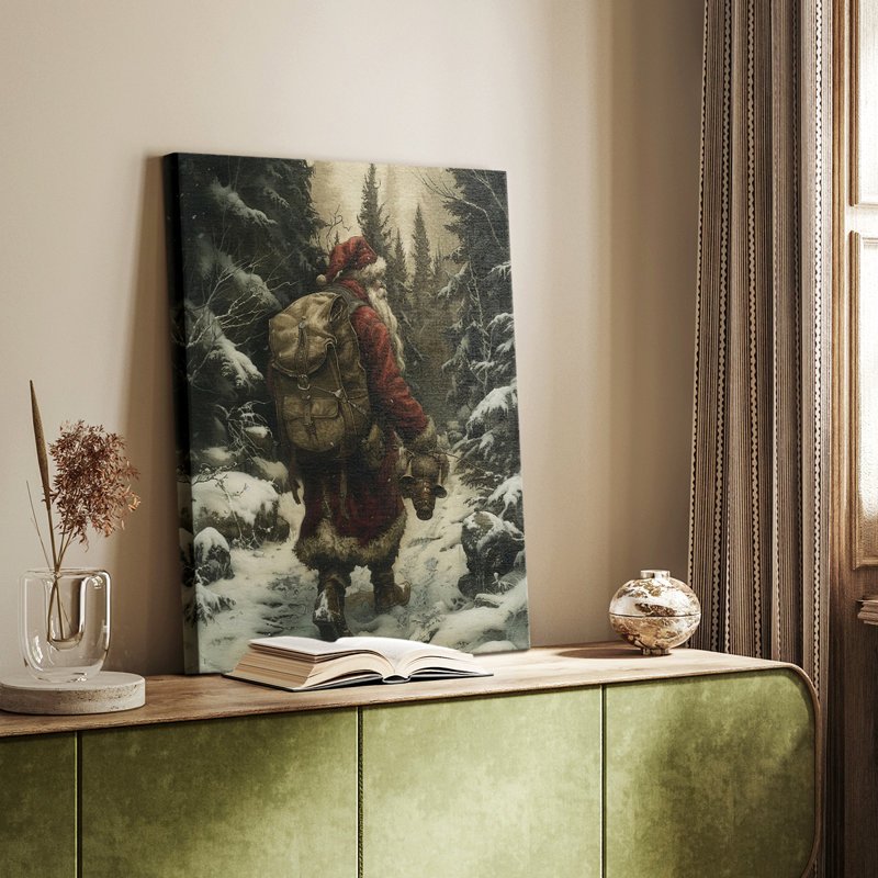 Art des Fêtes de Noël DCxxviii - galerie sur mesure Cavas, H 48 po x l 32 po