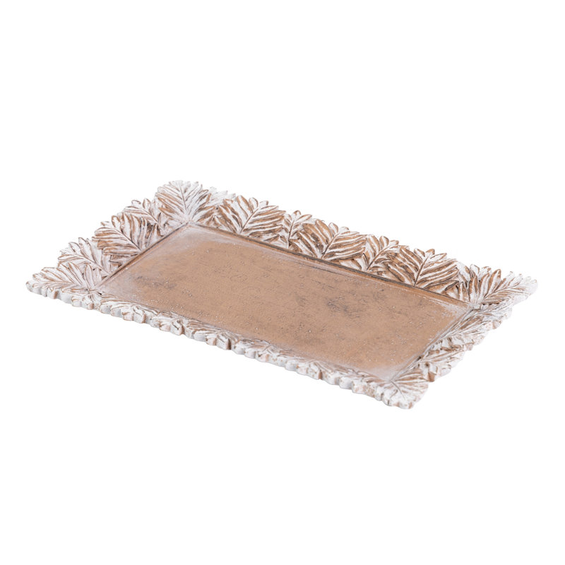 Orme Resin Decorative Tray, Natural