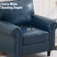 Fauteuil d'appoint rembourré à accoudoirs roulés Luelle-225100639