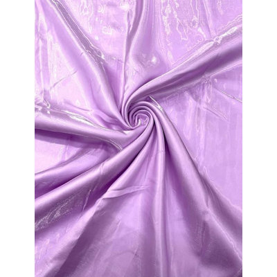 Lavender Glossy Liquid Satin Fabric by the Yard, Bridal Quality 58 Inch Wide Shiny Silky Satin for Wedding Gowns, Dresses & Decor