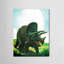 Ceratopsian - Graphic Art on Canvas