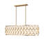Lustre ovale pour îlot de cuisine à 10 lumières Sadowski-213401402