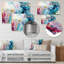 «Vibrant Waves Miami Sunset I - Abstract Modern Waves», art mural salon-30314934-30314938