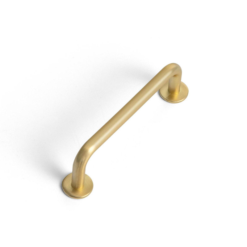 Ensemble de poignées de barre, Laiton brossé clair, 3"
