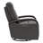 Britnee Genuine Leather Swivel Power Recliner-1194143542