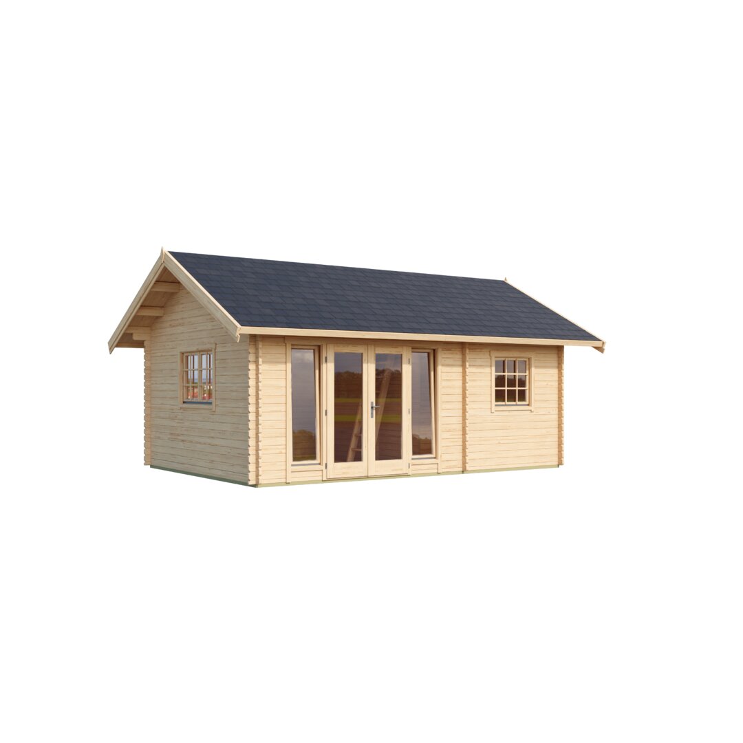 Gartenhaus / Homeoffice / Ferienhaus kit Schlafboden Caroline 2.1 , 575x390