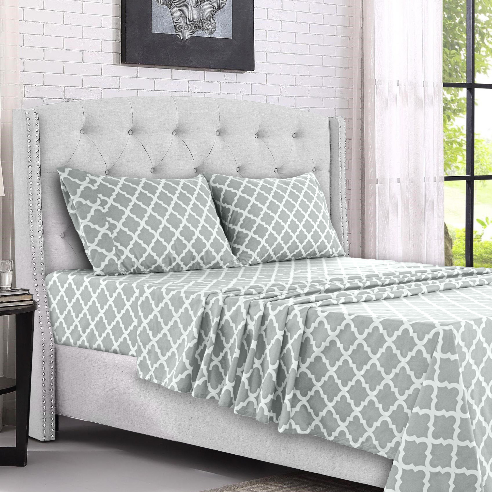Lux Decor Collection 1800 Series Soft Microfiber Bed Sheets Set