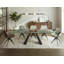 Motte Metal Base Dining Table