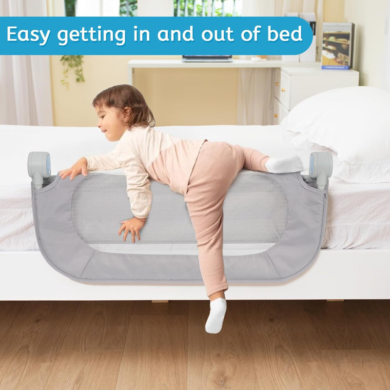 Bed Guard Rail For Toddlers Regalo Swing Down Bed Rail Guard With