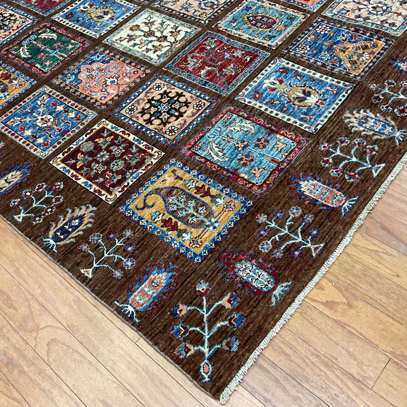 Tapis rectangulaire en laine 5 pi 6 po x 8 pi Rectangle