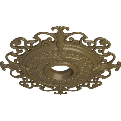 38 3/8 po x P 6 5/8 po x P 2 7/8 po médaillon de plafond Orléans (pour auvents jusqu'à 8 1/4 po)