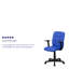 Chaise de bureau pivotante en vinyle Bonavant-100667721-100667724