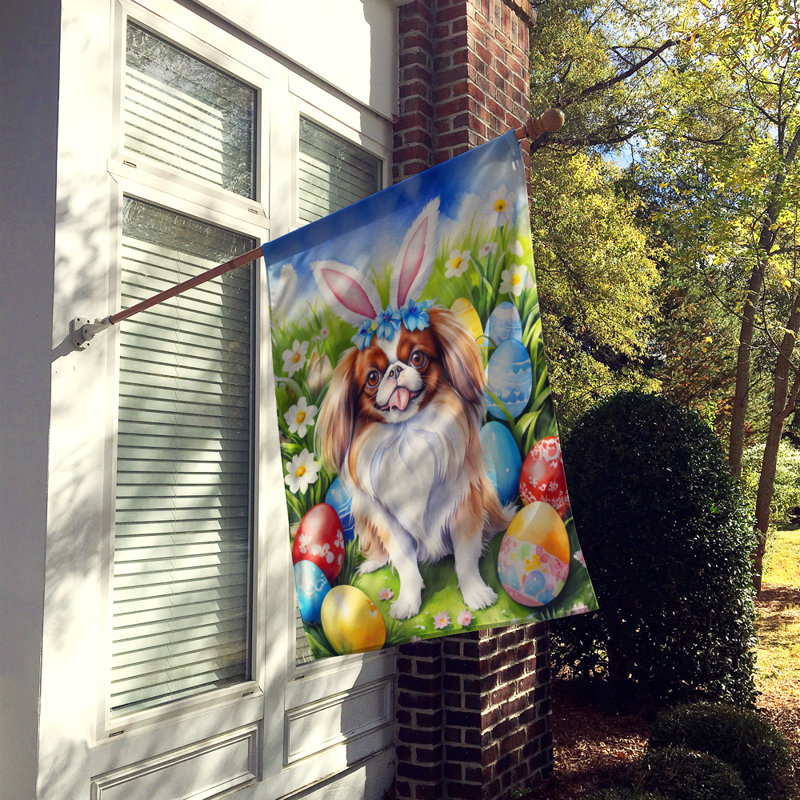 Easter Egg Hunt Double Sided 40'' H x 28'' W Polyester Easter House Flag