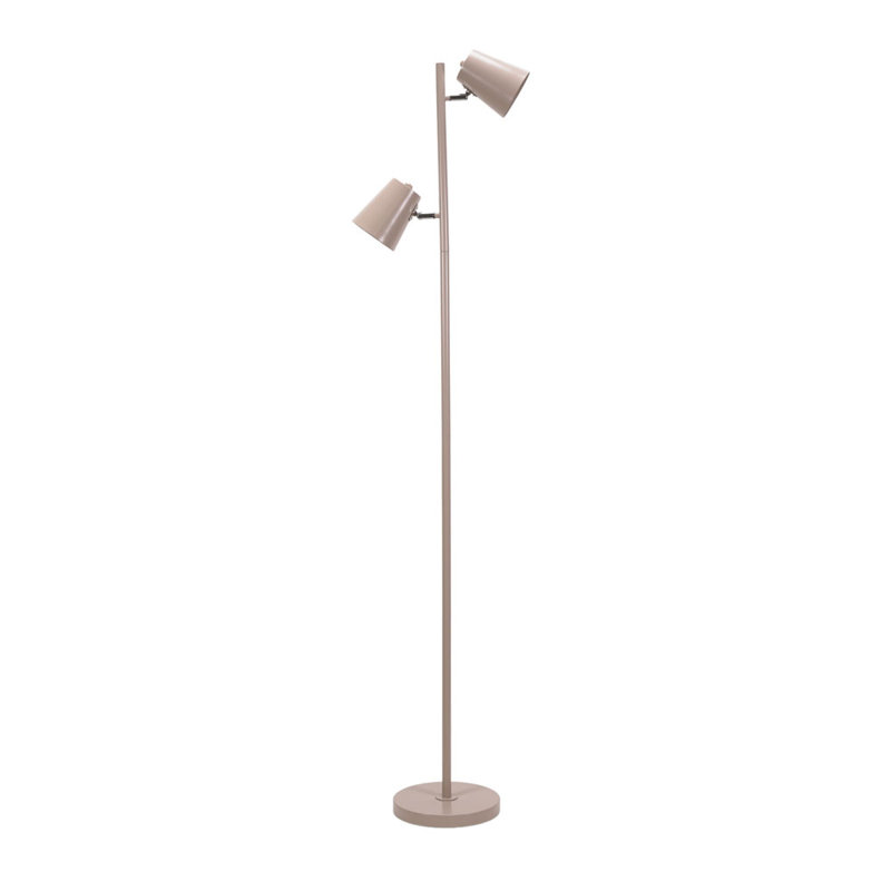 Reydan 152cm Traditional Floor Lamp, No, Natural