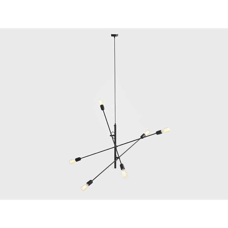 Twigo 6 - Light Unique/Statement Pendant, Black