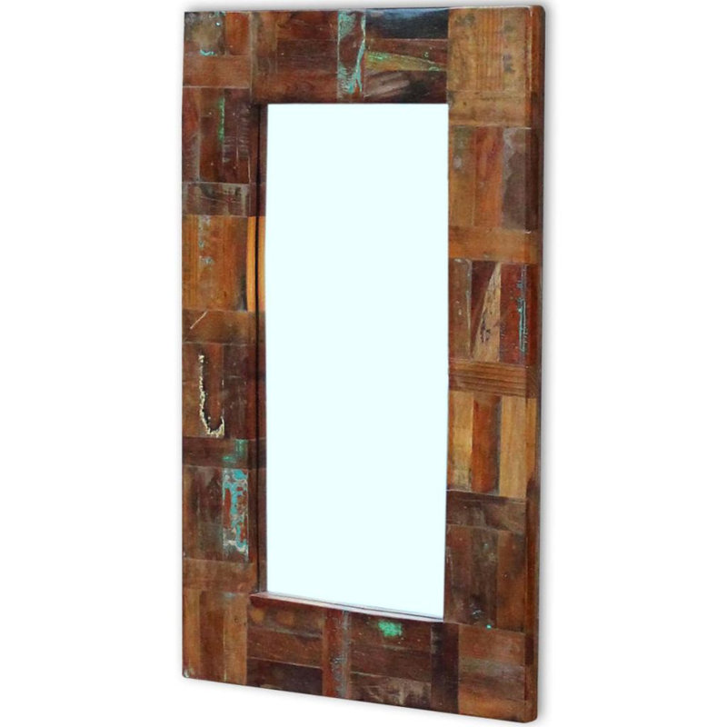Manisha Mirror Solid Reclaimed Wood 80x50 cm