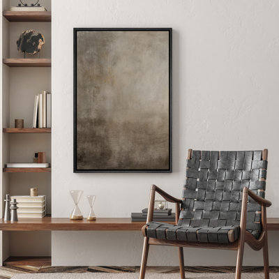 Abstrait brun tranquille, paysage rustique, illustrations