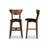 Horan Upholstered Counter Stool with Solid Wood Frame-2136407723