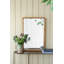 24 "x 36" miroir rectangulaire en bois, décoration murale de ferme pour le salon de la chambre à coucher