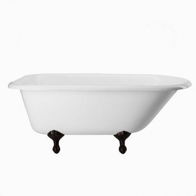Baignoire de trempage à pattes Heritage, Bronze huilé, H 24,5 po x L 60,5 po x L 30 po