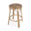 Tobias 24" H Round Rattan And Water Hyacinth Counter Stool-1258030157