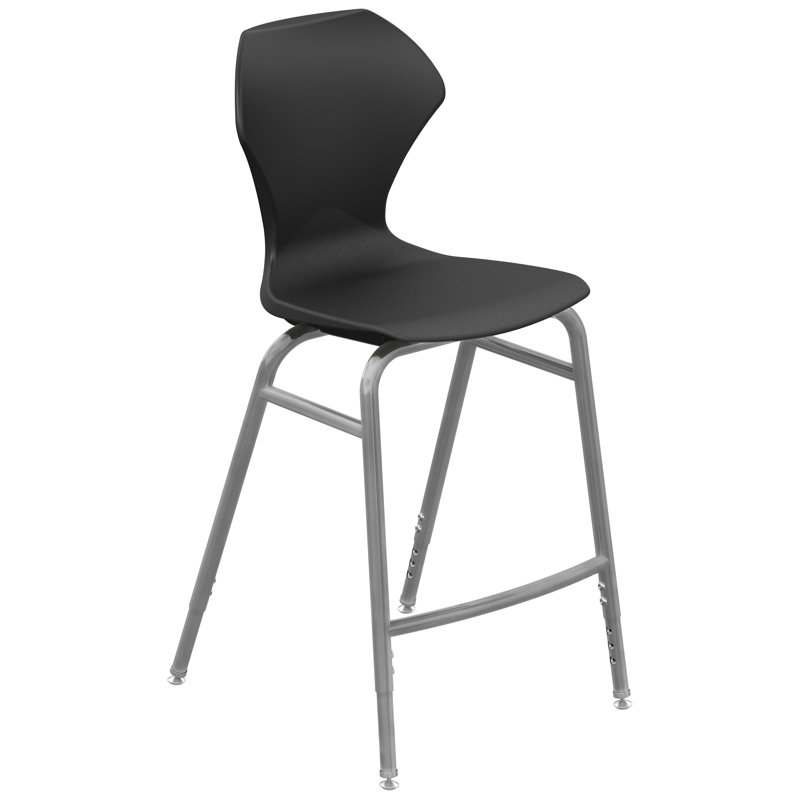Tabouret de classe Apex Series, gris, Noir