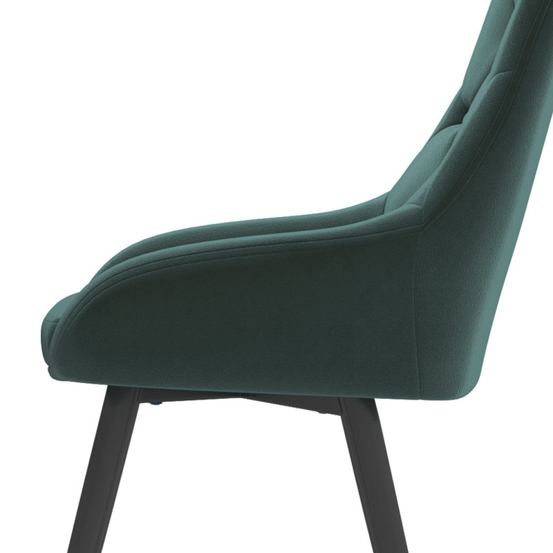 Cantilever Chair Set Alektra, Dark Green