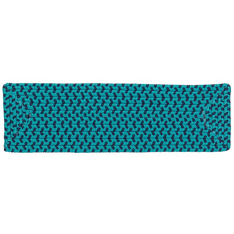 Tapis d'escalier Marathovounos - Feu de joie, Ensemble de 13, Océanique