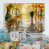 Toile avec cadre flottant blanc