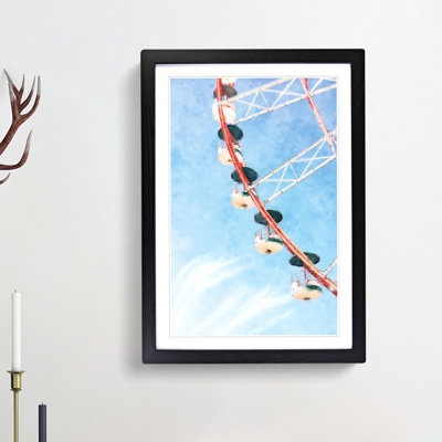 Ferris Wheel - Picture Frame Painting Print