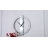 Jeni Glass Round Living Room Wall Clock-1333521062