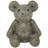 Colburn Graphite Rhinestone Bear Bank - 8" tall