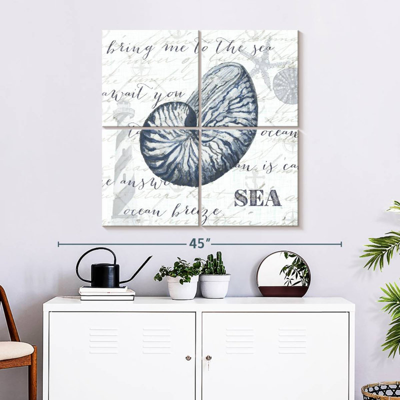 Brampt Indigo Shell II, H 32 po x l 32 po