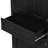Bathroom Storage Cabinet with Multi-Functional Storage Space, Drawer with Slide Rails, Adjustable Shelf, Black-1359742384