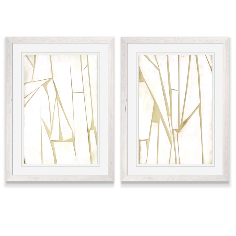 «Antiqued Shards I» par Vincent Van Gogh, ensemble de 2 reproductions d'art encadrées, H 24 po x l 18 po x P 1,25 po