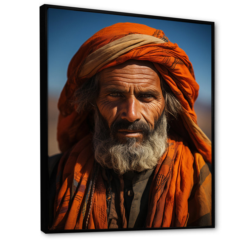 «Vonzella Desert Nomads Ii III», reproduction sur toile, H 44 po x l 34 po x P 1,5 po, Cadre flottant noir