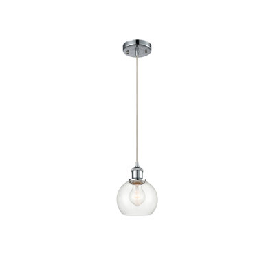 Luminaire suspendu sphérique 1 lumière Roxane