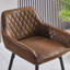 Rossa 67cm Vintage Suede Bar Stool with Arm-282582245-276208711